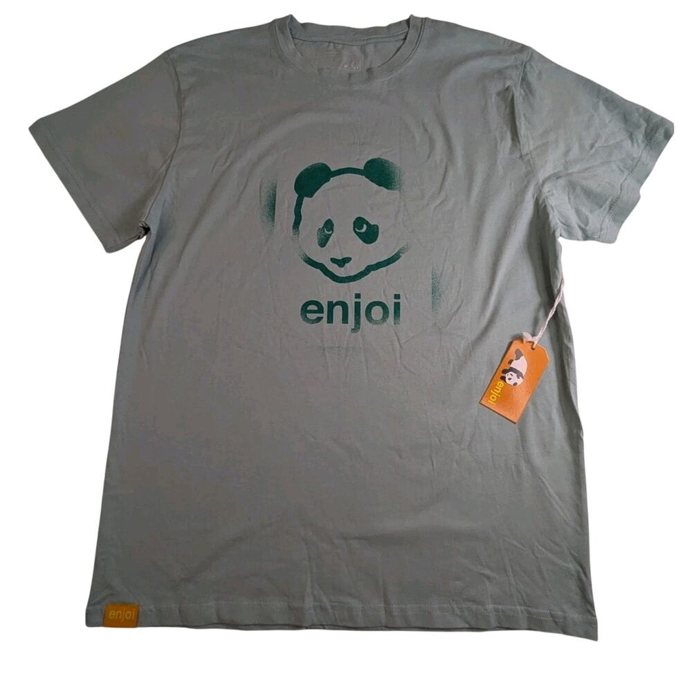 Enjoi Skateboarding Men's Medium Tonal Head Short Sleeve T-Shirt Glassy NWT